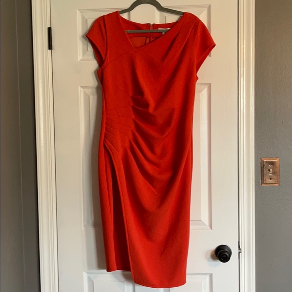 NWT orange New York and Company dress